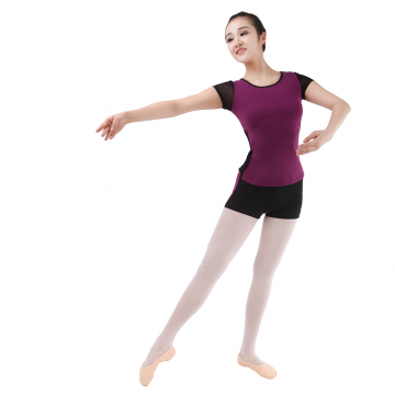 丹诗戈舞蹈服芭蕾舞 WG06119平角拼接体服套装