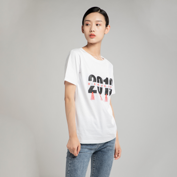 修身短袖女T恤 WG01297-1