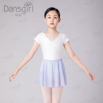 丹诗戈儿童表演裙芭蕾舞形体练功裙GG03026简约小纱裙